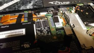 ｍSATA SSDをマザーボードに