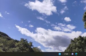 Windows11-タスクバーデフォルト位置