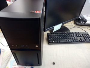 バイオテックへ設置したパソコン