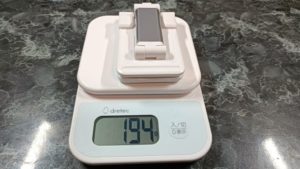 スマホスタンドの重量